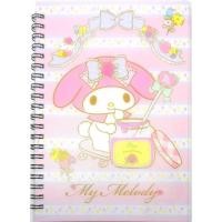 ราคา สมุดโน้ตสันห่วงปกพลาสติกโปร่งแสงลายลิขสิทธิ์แท้ My Melody จาก SANRIO (3217918837)