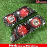 ราคา ไฟท้าย ไฟท้ายแต่ง Civic 1992 1993 1994 1995 EG 3ประตู 4ประตู โดนัท สีดำ 4 ชิ้น (9486252986)