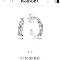 ราคา Newต่างหู Pandora แท้ %พร้อมส่ง (1147575835)