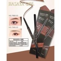 ราคา (HG7880) HASAYA GIRL 3D Eyebrow Pencil ดินสอเขียนคิ้ว เส้นบาง เขียนง่าย กันน้ำ พร้อมแปรง (27355842608)
