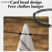 ราคา Gongjing3 3M Outdoor Camping ยืด Clothesline 12 คลิป Windproof Travel ยืด Clothesline ถุงเท้าแขวนซักรีดเชือก th (41321956144)