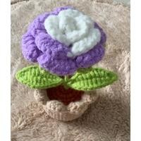 ราคา ดอกกุหลาบถักไหมพรมสวยๆ (28985110570)