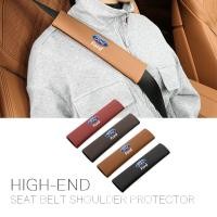 ราคา 2 ชิ้นเข็มขัดนิรภัยรถยนต์ไหล่ Pad หนังเข็มขัดนิรภัยสําหรับ Ford Focus Mk2 Mk3 Fiesta Ranger Mondeo S-MAX Kuga Mustang Escort KA Ecosport Flex Everest Falcon Fusion (29001632453)
