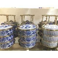 ราคา ปิ่นโตลายครามหูทองเหลือง (4429298216)