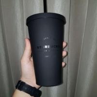 ราคา แก้ว Starbucks Acrylic Cold Cup Tumbler Matte Black (5914583879)