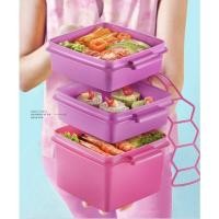 ราคา Tupperware Triffin Delight Set ปิ่นโตทัพเพอร์แวร์ แบบสามชั้น สีหวานสดใส ฝาปิดแน่นสนิท พกพาสะดวก (14337879407)