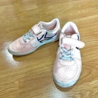ราคา รองเท้าเทนนิส Decathlon สำหรับเด็ก TS130 (สีชมพู/ขาว)ไซด์ 35 (มือสอง) (22068773823)