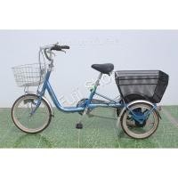 ราคา จักรยานสามล้อญี่ปุ่น - ล้อ 18 / 16 นิ้ว - มีเกียร์ - อลูมิเนียม - Bridgestone - สีฟ้า [จักรยานมือสอง] (19453109763)