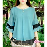 ราคา เสื้อชีฟอง เสื้อผ้าแฟชั่นสวยๆ เสื้อผู้ใหญ่สวยๆ (5530174244)