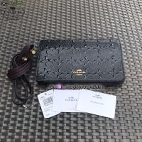 ราคา COACH W FOLDOVER CROSSBODY CLUTCH IN SIGNATURE DEBOSSED PATENT LEATHER : F15620 (coachbysuphitcha) (676591178)