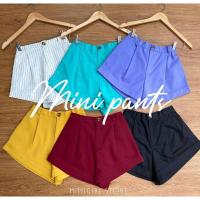 ราคา Mini pants กางเกงผ้าซาร่าเอวสูง (10815108973)