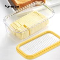 ราคา [Vaveren] Airtight Butter Container Classic Butter Dish พร้อมฝาปิด Butter Keeper Bread White (43561108660)