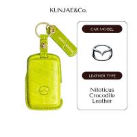 ราคา เคสกุญแจรถยนต์ MAZDA หนังจระเข้ Niloticus Crocodile Leather (Handmade จัดส่งใน 7-10 วัน) (26185298540)