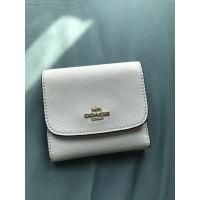 ราคา COACH *แท้100%* กระเป๋าตังค์ใบสั้น (สีขาว) (10151104397)
