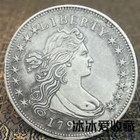 ราคา หายาก1976รูปปั้นของเหรียญเงินเสรีภาพกลับสมบัตินกอินทรีอเมริกันหายาก1976รูปปั้นของเหรียญเงินเสรีภาพกลับนกอินทรีอเมริกันเหรียญเงินแท้แข็งคอลเลกชันสินค้าเก่าภายนอก4.28 (29985200643)