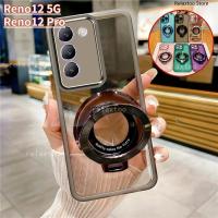 ราคา Oppo Reno12 Pro แม่เหล็กใสยึดสําหรับOppo Reno 12 Reno12 OppoReno12 Pro 12Pro Reno12Pro 5Gโปร่งใสนุ่มTPUคู่เคสโทรศัพท์กันกระแทกป้องกันปกหลัง (24182349513)