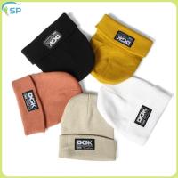 ราคา # แฟชั่น TH # DGK Letter หมวกถักผู้ชายผู้หญิง Brimless Bean หมวกกลางแจ้งเล่นสกี Windproof Warm Hat. (41724011518)