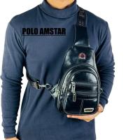 ราคา กระเป๋าสะพายหนัง Pu สําหรับผู้ชาย Polo Amstar (44413766220)