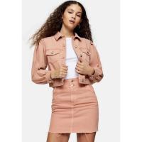 ราคา Topshop เสื้อแจ็คเก็ต CONSIDERED Apricot Denim Puff Sleeve Slim Fit (9819643949)