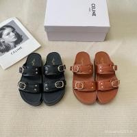 ราคา รองเท้าแตะพื้นหนา Celine Arc de Triomphe ดีไซน์ตามแฟชั่น พร้อมเสิร์ฟในฤดูร้อน! (43220765255)