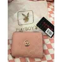 ราคา กระเป๋าสตางค์มือ2 play boy สีชมพูอ่อน (29584189660)