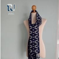 ราคา ผ้าพันคอ ย้อมครามทอมือ (13407123079)