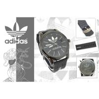 ราคา ฟรีกล่อง!! นาฬิกาแฟชั่น ผช สายดำadidas ระบบเข็ม สกินลายตัวล้อคและสาย นาฬิกาข้อมือ RC136 (6442877213)