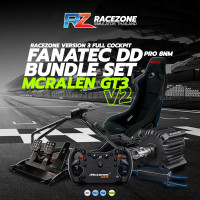 ราคา ชุดเซ็ทโครงพร้อมจอยพวงมาลัย Fanatec DD Pro 8NM Bundle Set x Racezone Full Cockpit V3 (22717851100)