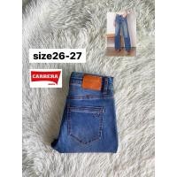 ราคา CARRERA คาเรร่า แบรนด์ดังอิตาลี Wide Fit Jeans แท้%มือสอง (29353119649)