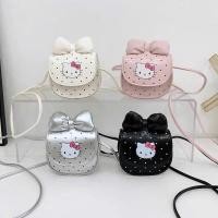 ราคา กระเป๋าสะพายข้างขนาดเล็กลายจุดน่ารักสําหรับเด็กผู้หญิงรูปแมวคิตตี้และหูกระต่ายหลากสีแฟชั่นโบว์-ดีเค062 (40869050968)