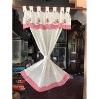 ราคา ผ้าม่านผ้าฝ้ายกว้างมินิมอลแบบคอกระเช้า (23429155304)