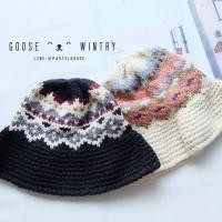 ราคา หมวกไหมพรม ถักลาย ทรง bucket (480958561)