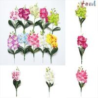 ราคา FENL ดอกไม้ประดิษฐ์ Phalaenopsis พร้อมสัมผัสเหมือนจริง ทำจากผ้าไหมสำหรับงานฝีมือและตกแต่ง (40217730810)
