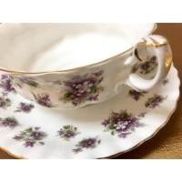 ราคา (11.11 พิเศษ 1300 เท่านั้น ) ROYAL ALBERT SWEET VIOLETS แท้ ถ้วยซุป ถ้วยชา กาแฟ งามๆ ของดีจากอังกฤษ (839627903)