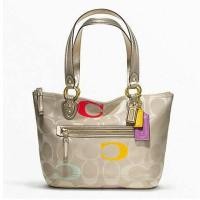 ราคา Impcoachza พร้อมส่ง กระเป๋าสะพาย Coach รุ่น POPPY EMBROIDERED SIGNATURE C SMALL TOTE (F23521) (875177178)