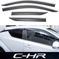 ราคา กันสาด ขอบโครเมียม CHR C-HR CH-R Side visor (5808254617)