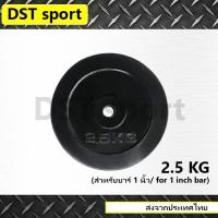 ราคา แผ่นน้ำหนักหุ้มยาง DST sport ขนาด 2.5 KG. (25mm.) (6331493105)