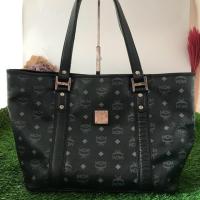 ราคา กระเป๋า MCm ทรง shopping หนังแท้มือสอง (953406752)