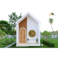 ราคา R03 แบบบ้านหลังน้อย ๆ ไสตล์รีสอร์ท รูปทรงนอดิกส์ ผสมมินิมอลมูจิ ตกแต่งทันสมัย (26570997739)