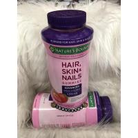 ราคา สินค้าพร้อมส่ง(แพ็คเกจใหม่)Exp.06/23 Nature's Bounty Advanced Hair, Skin Nails Gummies - 230 Gummies (13652557114)