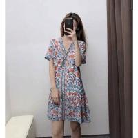 ราคา เดรสพิมพ์ลายดิจิตัล สวยเป๊ะ งานป้าย viv (9189761893)