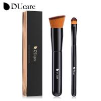 ราคา DUCARE ดูแลค 2ชิ้นคอนซีลเลอร์แปรงรองพื้นมุมแปรงด้านบนแบนของเหลวผสมผงเครื่องมือแต่งหน้า (26758615216)