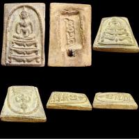 ราคา พระสมเด็จพิมพ์พุทธซ้อนเนื้อผงมะกอกฝังเหล็กไหล 2408 (23773882898)