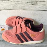 ราคา Adidas dragon สีโอรส สภาพใหม่ๆวัดด้านใน 17 cm /รองเท้าเด็กมือสองแบรนด์แท้ (2062419523)
