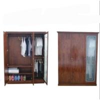 ราคา ตู้เสื้อผ้าไม้จริงยางพารา 3 บานเปิด 159 CM (2344754648)