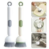 ราคา แปรงทําความสะอาดด้ามยาวอเนกประสงค์หัวหมุนแปรงขัดห้องครัวสําหรับหม้อและกระทะ (42964979228)