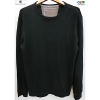 ราคา Banana Republic แท้ เสื้อยืดคอกลมไหมพรมสีดำ (886641695)