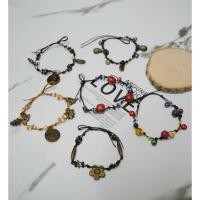 ราคา สร้อยข้อมือสไตล์โบฮีเมียน เชือกเทียนถัก กำไลข้อมือ งานHandmade (27874808675)
