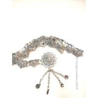 ราคา เข็มขัดโลหะรมดำระย้า #เข็มขัดโลหะ #เข็มขัดโหละโซ่ เข็มขัดลาว #เข็มขัดใส่กับผ้าซิ่น #เข็มขัดชุดผ้าไทย (4980290702)