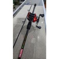 ราคา คันพร้อมรอกหยดน้ำ รอกsumo stuntชุดหยดน้ำตีเหยื่อปลอม (22507770714)